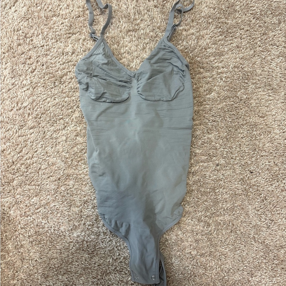 Gray bodysuit
